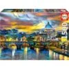PUZZLE EDUCA : BASILIQUE SAINT-PIERRE ET PONT SAINT-ANGE - 1500 PIECES -Créatifs Jeux Magasin copy of