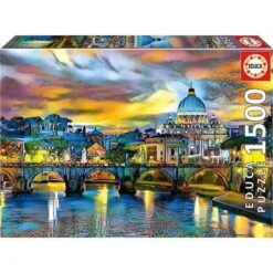 PUZZLE EDUCA : BASILIQUE SAINT-PIERRE ET PONT SAINT-ANGE - 1500 PIECES