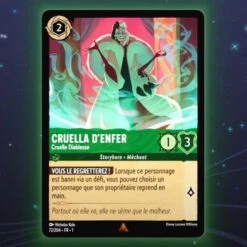 DISNEY LORCANA - PREMIER CHAPITRE - BOOSTER -Créatifs Jeux Magasin cruella 1