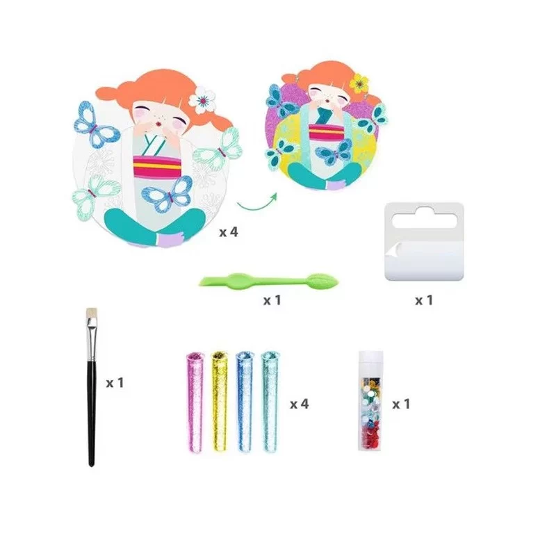 COFFRET PAILLETTES ET STRASS ONNANOKO - DJECO 5 COFFRET PAILLETTES ET STRASS ONNANOKO - DJECO – Image 3