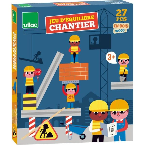 JEU D'EQUILIBRE CHANTIER - VILAC 3 JEU D'EQUILIBRE CHANTIER - VILAC