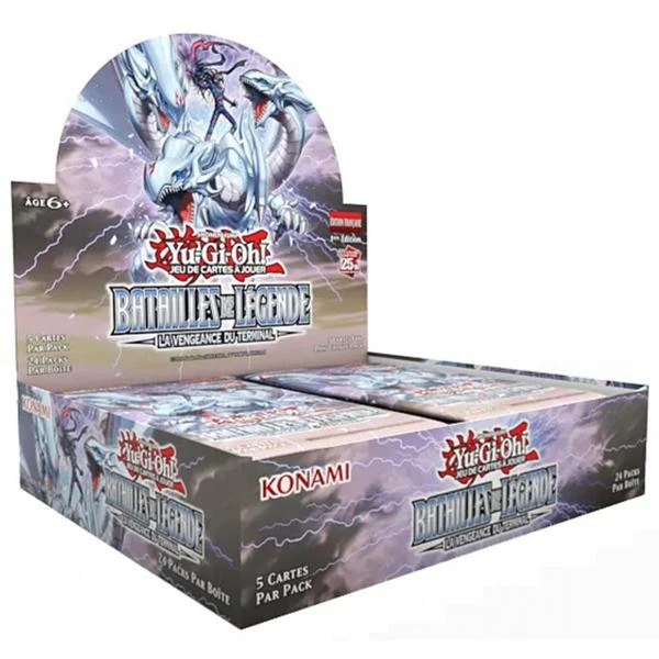 YU GI OH ! BATAILLES DE LÉGENDE - LA VENGEANCE DU TERMINAL - BOÎTE DE 24 BOOSTERS 3 YU GI OH ! BATAILLES DE LÉGENDE - LA VENGEANCE DU TERMINAL - BOÎTE DE 24 BOOSTERS