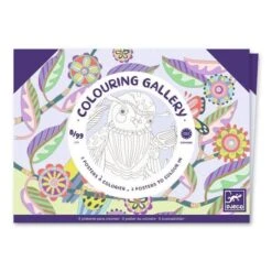 COLOURING GALLERY - COLORIAGE GRAND FORMAT OISEAUX - DJECO