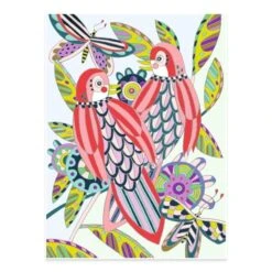COLOURING GALLERY - COLORIAGE GRAND FORMAT OISEAUX - DJECO -Créatifs Jeux Magasin djeco5 2