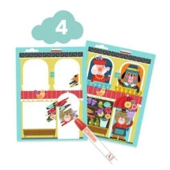 COFFRET 6 ACTIVITES - LE CHAT ET SES AMIS - DJECO -Créatifs Jeux Magasin djeco5 3