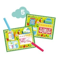 COFFRET 6 ACTIVITES - LE CHAT ET SES AMIS - DJECO -Créatifs Jeux Magasin djeoc6