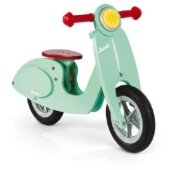 DRAISIENNE SCOOTER MENTHE JANOD -Créatifs Jeux Magasin draisienne scooter mint bois
