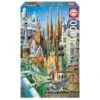 PUZZLE EDUCA MINIATURE : COLLAGE GAUDI - 1000 PIECES -Créatifs Jeux Magasin educa educa 11874 cllage gaudi puzzle 1000 pieces