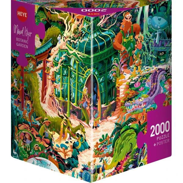 PUZZLE HEYE - M. KILGER : JARDIN BOTANIQUE - 2000 PIECES 3 PUZZLE HEYE - M. KILGER : JARDIN BOTANIQUE - 2000 PIECES