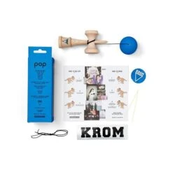 KENDAMA POP DARK BLUE - KROM -Créatifs Jeux Magasin kendama pop dark blue 7 Copie