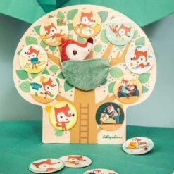 ARBRE JE RACONTE MA JOURNEE ALICE - LILLIPUTIENS -Créatifs Jeux Magasin l arbre aimante d alice ma journee 1