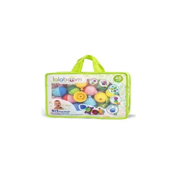 PERLES EDUCATIVES ET ACCESSOIRES 48 PCES - LALABOOM 3 PERLES EDUCATIVES ET ACCESSOIRES 48 PCES - LALABOOM