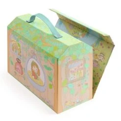 TINILY - MAISON DES BOIS DE SYLVIA ET FOX - DJECO -Créatifs Jeux Magasin maison des bois2