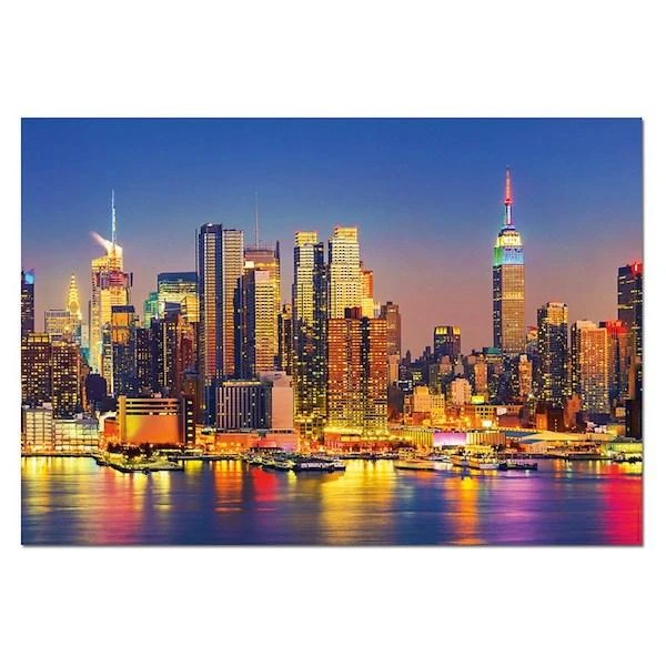 PUZZLE EDUCA : MANHATTAN DE NUIT - 1500 PIECES 4 PUZZLE EDUCA : MANHATTAN DE NUIT - 1500 PIECES – Image 2