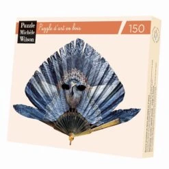 PUZZLE BOIS WILSON - ART DECO : L'OISEAU BLEU - 150 PIECES
