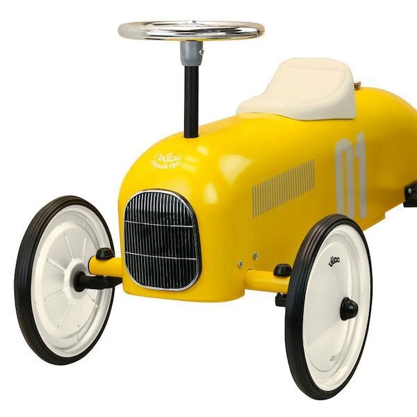 PORTEUR METAL VINTAGE JAUNE - VILAC 4 PORTEUR METAL VINTAGE JAUNE - VILAC – Image 2