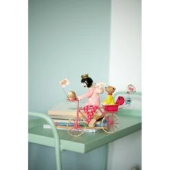 MOBILE TRIPLETTE LAPIN ET OURSON FRAMBOISE - L'OISEAU BATEAU -Créatifs Jeux Magasin tripletteapin ourson framboise