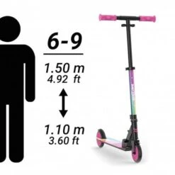 TROTTINETTE MECANIQUE - RAINBOW - BUKI -Créatifs Jeux Magasin trottinette mecaniqueainbow