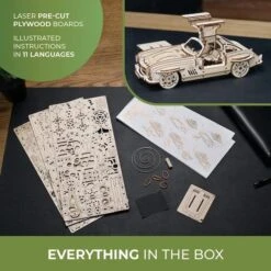 UGEARS - COUPE SPORT A AILERON -Créatifs Jeux Magasin ugears2 1