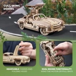 UGEARS - COUPE SPORT A AILERON -Créatifs Jeux Magasin ugears3 1