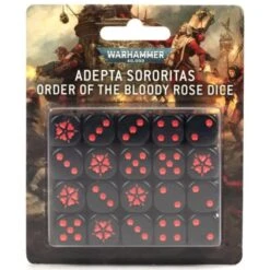 WARHAMMER 40K - ADEPTA SORORITAS - ORDER OF THE BLOODY ROSE - DICE SET