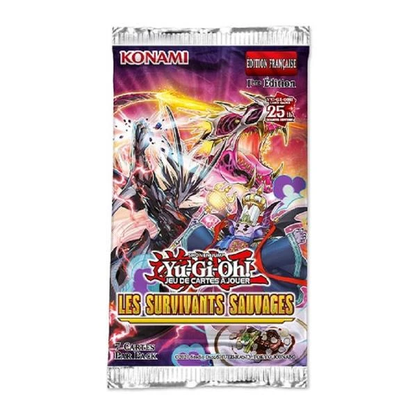 YU GI OH ! LES SURVIVANTS SAUVAGES - BOÎTE DE 24 BOOSTERS 4 YU GI OH ! LES SURVIVANTS SAUVAGES - BOÎTE DE 24 BOOSTERS – Image 2